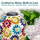 Sunnydaze 10-Inch Solar Glass Gazing Garden Globe