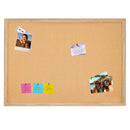 Sunnydaze Large Framed Cork Bulletin Board with Pushpins - 47.25" x 35.5"