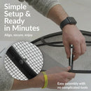 Sunnydaze Round Outdoor Fire Pit Spark Screen