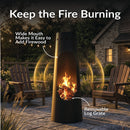 Sunnydaze 50” Santa Fe Chiminea Outdoor Fireplace