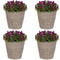 Sunnydaze Arabella Polyresin Outdoor Flowerpot Planter