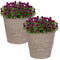 Sunnydaze Arabella Polyresin Outdoor Flowerpot Planter