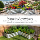 Sunnydaze Galvanized Steel Raised Garden Bed