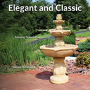 Sunnydaze Birds' Delight Outdoor Water Fountain with Pump - 35" H