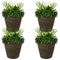 Sunnydaze Arabella Polyresin Outdoor Flowerpot Planter