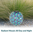 Sunnydaze 10-Inch Solar Glass Gazing Garden Globe