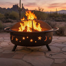 Sunnydaze Cosmic 42" Large Outdoor Fire Pit