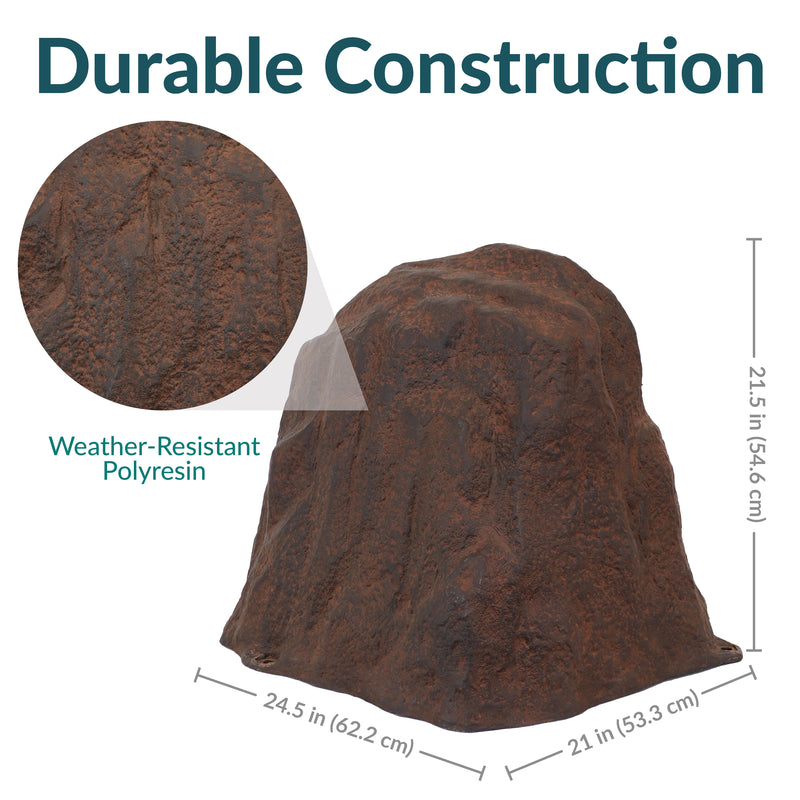Image showing the overall product dimensions including height, depth and width.
