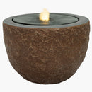 Sunnydaze Polystone Outdoor Bubble Fountain