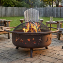 Sunnydaze Cosmic 42" Large Outdoor Fire Pit