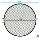 Sunnydaze X-Marks Round Cooking Grate