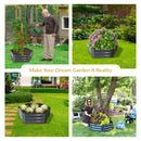 Sunnydaze Galvanized Steel Raised Garden Bed