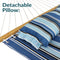 Sunnydaze Quilted 2-Person Hammock with Multi-Use Universal Stand