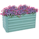 Sunnydaze Galvanized Steel Raised Garden Bed