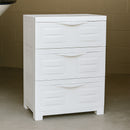 Sunnydaze 3-Tier Plastic Storage Drawers