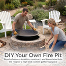 Sunnydaze Outdoor Fire Pit Bowl Replacement for Stand or DIY