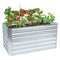 Sunnydaze Galvanized Steel Raised Garden Bed