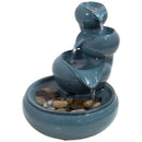 Sunnydaze Tiered Vessels Ceramic Indoor Water Fountain - 10"