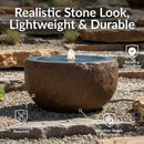 Sunnydaze Polystone Outdoor Bubble Fountain