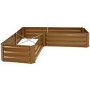 Sunnydaze Galvanized Steel Raised Garden Bed
