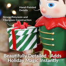 Sunnydaze Small Christmas Nutcracker Statue - Jingles the Elf - 17"