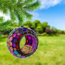 Sunnydaze Fly-Through Mosaic Bird Feeder