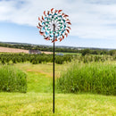 Sunnydaze Rainbow Breezes Metal Garden Wind Spinner
