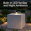 Sunnydaze Rectangle Polystone Outdoor Bubble Fountain