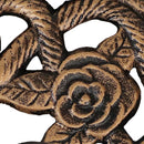 Sunnydaze Rose Blossom Cast Iron Patio Umbrella Base