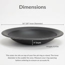Sunnydaze Outdoor Fire Pit Bowl Replacement for Stand or DIY
