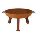 Sunnydaze Cast Iron Heavy Duty Fire Pit for Outside