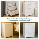 Sunnydaze 3-Tier Plastic Storage Drawers