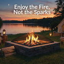 Sunnydaze Square Outdoor Fire Pit Spark Screen