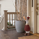 Sunnydaze 20" Decorative Christmas Goose Statue in Sweater and Hat