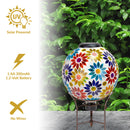 Sunnydaze 10-Inch Solar Glass Gazing Garden Globe