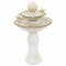 Sunnydaze 2-Tier Ceramic Outdoor Water Fountain 27" - Resting Birds