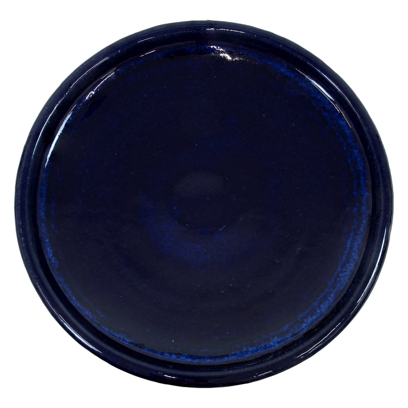 Sunnydaze Glazed Ceramic Duo-Tone Outdoor Bird Bath