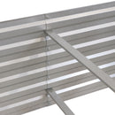 Sunnydaze Galvalume Steel Raised Garden Bed - 71" Rectangle