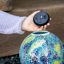 Sunnydaze 10-Inch Solar Glass Gazing Garden Globe