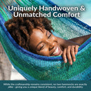 Sunnydaze Mayan Outdoor Hammock - Family Size - Handwoven