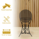 Sunnydaze Decorative Scroll Steel Gazing Globe Stand