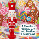 Sunnydaze Alfonso the Noble Large Christmas Nutcracker Statue - 36"