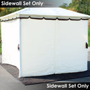 Sunnydaze 4-Piece Polyester Sidewall Set for 10' x 10' Gazebo