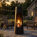 Sunnydaze 50” Santa Fe Chiminea Outdoor Fireplace