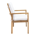 Sunnydaze Rodanthe Outdoor Patio Dining Chairs with Cushions - Set of 2