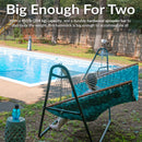 Sunnydaze 2-Person Quilted Fabric Double Hammock with Pillow