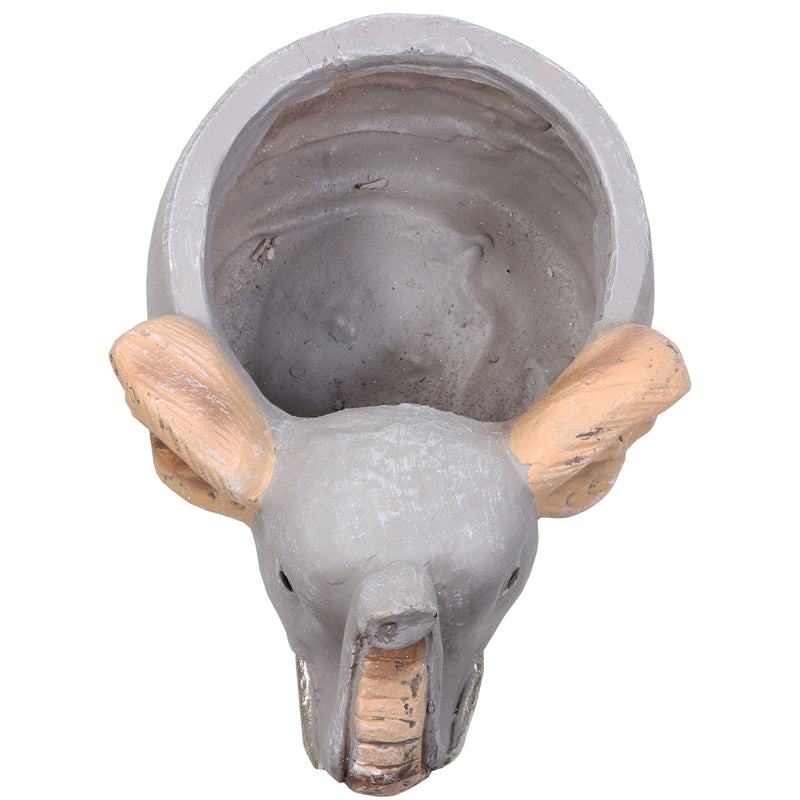 Sunnydaze Elsie the Elephant Indoor Planter Statue - 8.5"