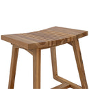 Sunnydaze 19" Teak Shower Bench Seat for Indoor or Outdoor Use