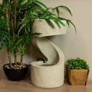 Winding Showers Tabletop Fountain on a tabletop setting