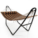 Sunnydaze 2-Person Quilted Fabric Double Hammock with Pillow